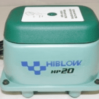 Hiblow HP20 Aerator for efficient pond and septic aeration.