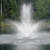 Olympus fountain with Artemis nozzle creating a decorative water display.