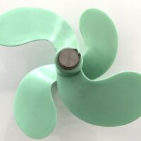 Dual prop propeller designed for efficient water movement