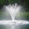 Olympus fountain with Bounty nozzle creating a vibrant water display