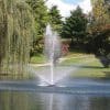 Kasco 4400 1 HP J Series Decorative Floating Fountain enhancing a pond's beauty.